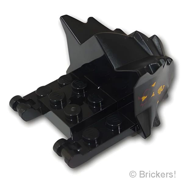 LEGO® パーツ 6421047 ドラゴンヘッド - ニンジャゴー：[Black / ブラック] 2169pb01-026 