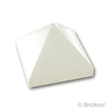 スロープ ピラミッド 45° 1 x 1 x 2/3：[White / ホワイト]