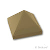 スロープ ピラミッド 45° 1 x 1 x 2/3：[Dark Tan / ダークタン]