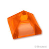 スロープ ピラミッド 45° 1 x 1 x 2/3：[Tr,Orange / トランスオレンジ]