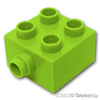 デュプロ ブロック 2 x 2 ピン：[Lime / ライム]