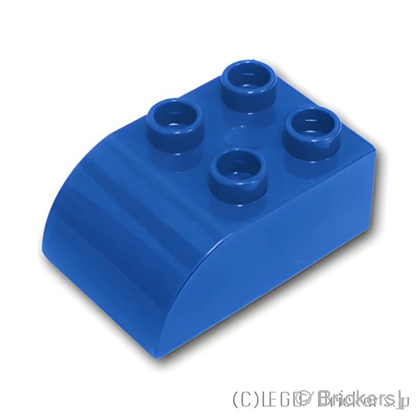 LEGO® パーツ 230223/230273 デュプロ ブロック 2 x 3 カーブトップ：[Blue / ブルー] 2302-023 