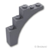 アーチ ハーフ 1 x 5 x 4 - 弓：[Dark Bluish Gray / ダークグレー]