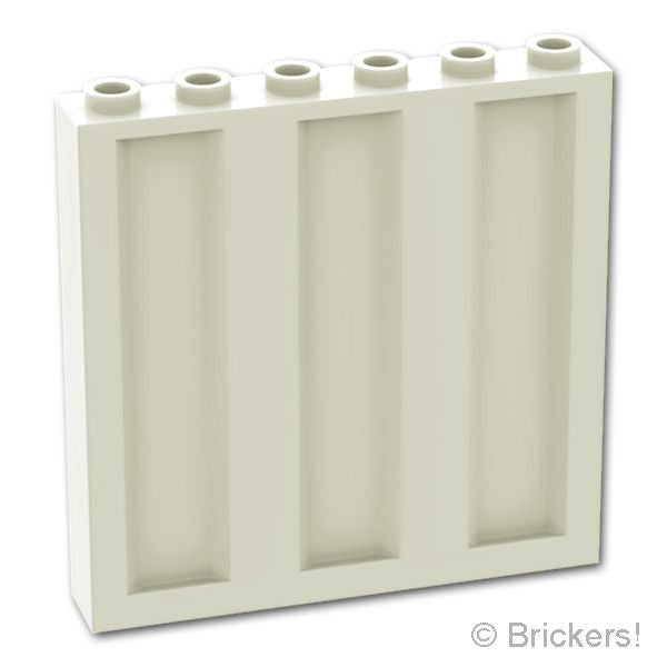 LEGO® パーツ 6608286 パネル 1 x 6 x 5 - 波形：[White / ホワイト] 23405-001 