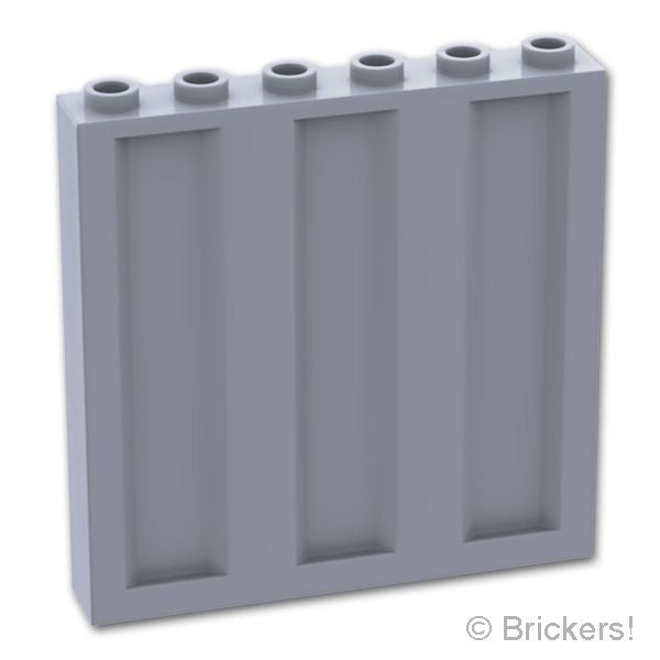 LEGO® パーツ 6608288 パネル 1 x 6 x 5 - 波形：[Light Bluish Gray / グレー] 23405-194 