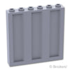 パネル 1 x 6 x 5 - 波形：[Light Bluish Gray / グレー]