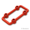 バー 1 x 6 x 3 - 4スタッド：[Red / レッド]
