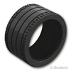 タイヤ 81.6mm x 44mm ZRストリート - 中空：[Black / ブラック]
