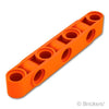 テクニック リフトアーム 1 x 7 - 垂直3ピンホール：[Reddish Orange / レディッシュオレンジ ]