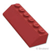 スロープ 45° 2 x 6：[Dark Red / ダークレッド]