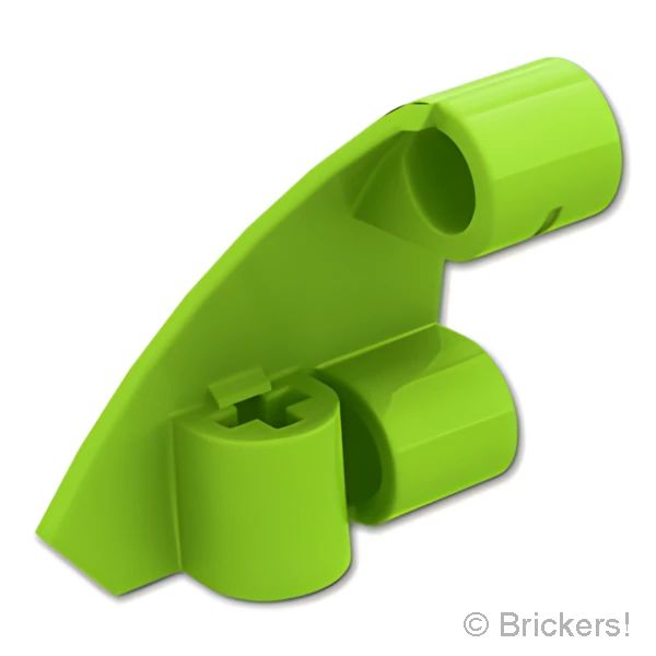 LEGO® パーツ 6454583/6510083 テクニック パネル カーブ #09 - 3 x 3 テーパー 左：[Lime / ライム] 2395-119 
