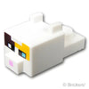 ピクセルのヤマネコの顔 - マインクラフト：[White / ホワイト]