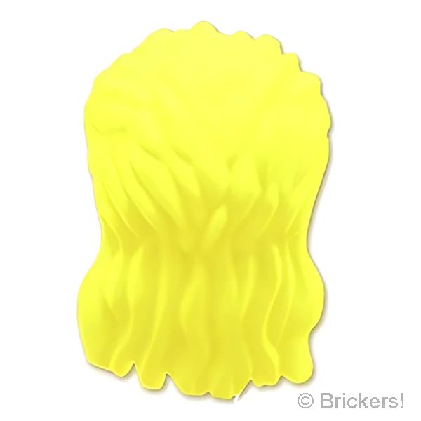 LEGO® パーツ 6414911 ミニフィグ ヘア - 襟足の長い髪：[Bt,Lt Yellow / ブライトライトイエロー] 24072-226 