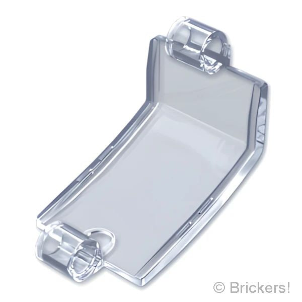LEGO® パーツ 6133686/6329052 テクニック パネル カーブ 3 x 5 x 3：[Tr,Clear / トランスクリアー] 24116-040 