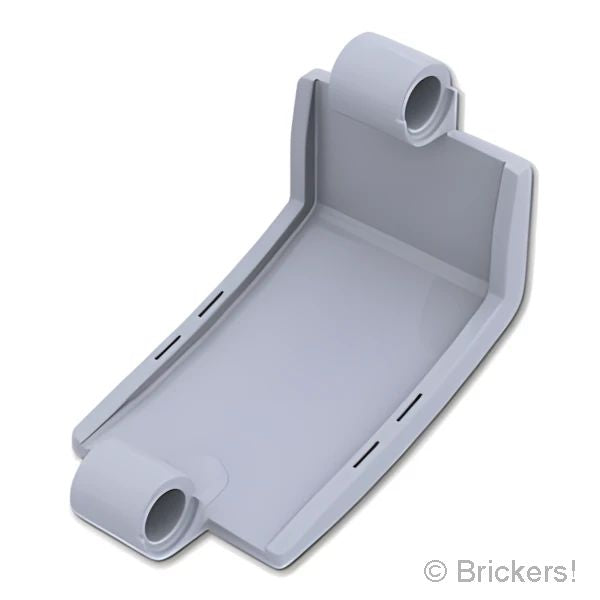LEGO® パーツ 6176758/6268004 テクニック パネル カーブ 3 x 5 x 3：[Light Bluish Gray / グレー] 24116-194 