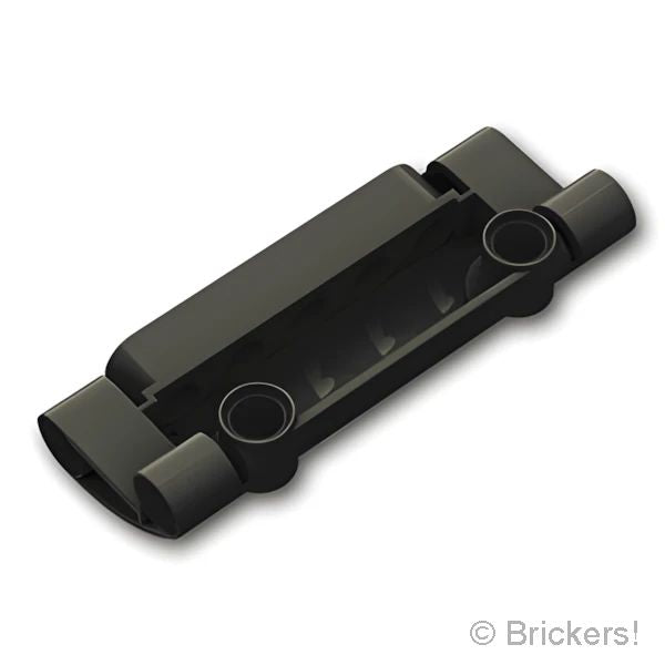 LEGO® パーツ 6150082 テクニック パネル カーブ 7 x 3 - 2ピンホール：[Black / ブラック] 24119-026 