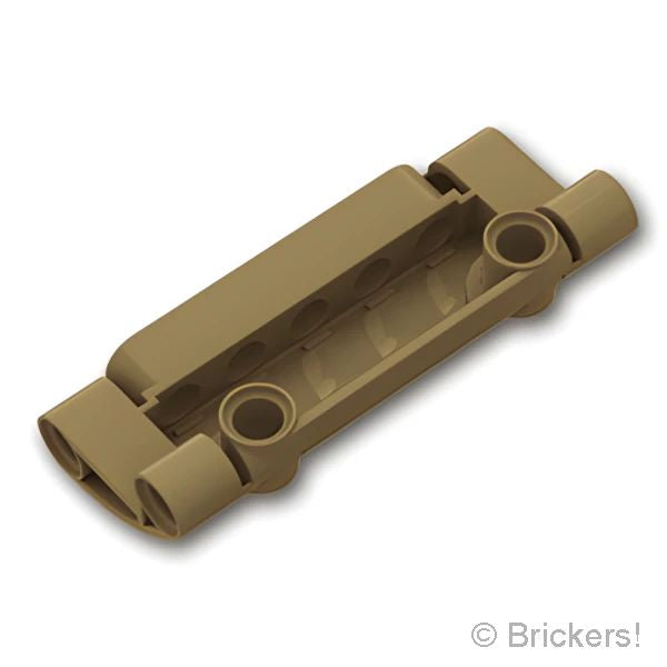 LEGO® パーツ 6220599 テクニック パネル カーブ 7 x 3 - 2ピンホール：[Dark Tan / ダークタン] 24119-138 