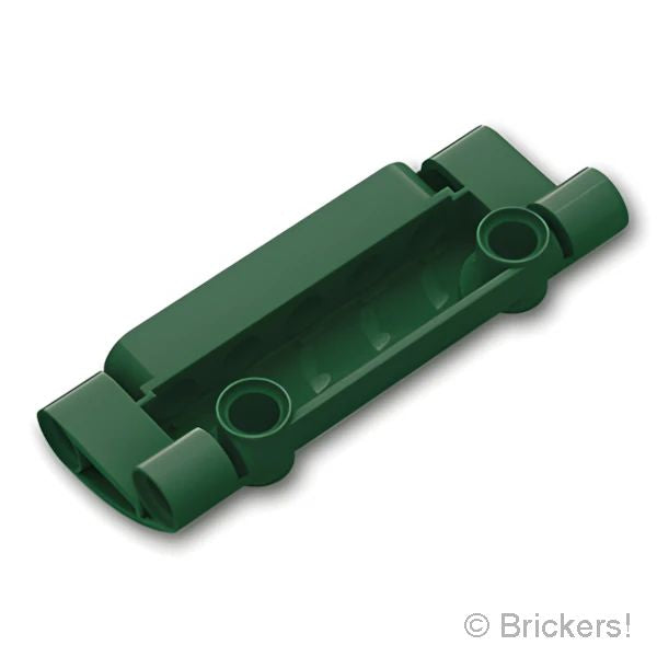 LEGO® パーツ 6295123 テクニック パネル カーブ 7 x 3 - 2ピンホール：[Dark Green / ダークグリーン] 24119-141 