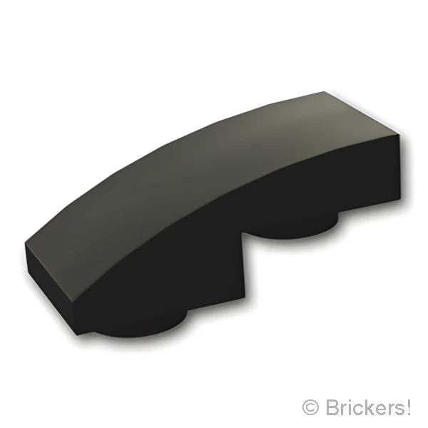 LEGO® パーツ 6147050 スロープ インバート カーブ 2 x 1 x 2/3：[Black / ブラック] 24201-026 