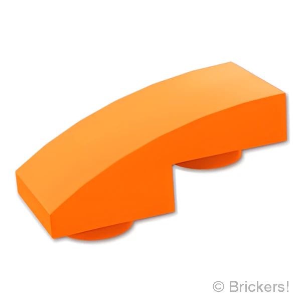 LEGO® パーツ 6346425 スロープ インバート カーブ 2 x 1 x 2/3：[Orange / オレンジ] 24201-106 