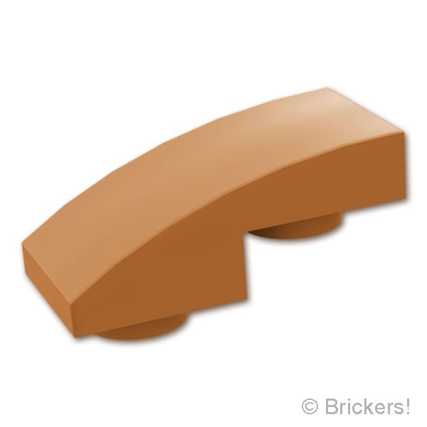 LEGO® パーツ 6451484/6535876 スロープ インバート カーブ 2 x 1 x 2/3：[Md,Nougat / ミディアムヌガー] 24201-137 