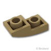 スロープ インバート カーブ 2 x 1 x 2/3：[Dark Tan / ダークタン]