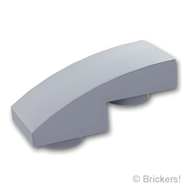 LEGO® パーツ 6144138 スロープ インバート カーブ 2 x 1 x 2/3：[Light Bluish Gray / グレー] 24201-194 