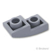 スロープ インバート カーブ 2 x 1 x 2/3：[Light Bluish Gray / グレー]