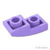 スロープ インバート カーブ 2 x 1 x 2/3：[Lavender / ラベンダー]