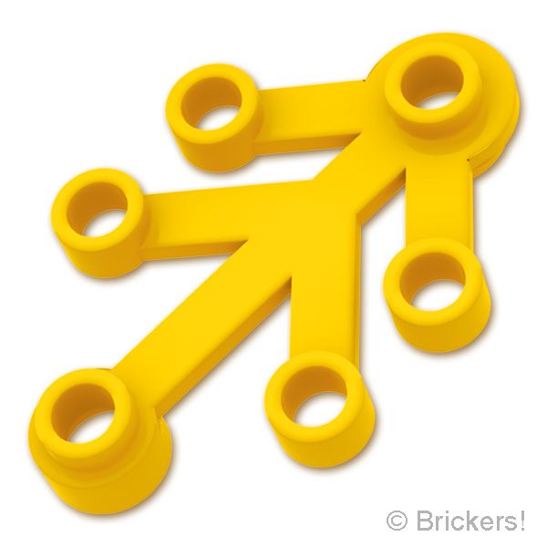 LEGO® パーツ 6561362 植物の葉 4 x 3：[Yellow / イエロー] 2423-024 