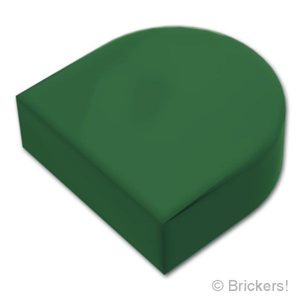 LEGO® パーツ 6554615 タイル ラウンド 1 x 1 - 半円：[Dark Green / ダークグリーン] 24246-141 