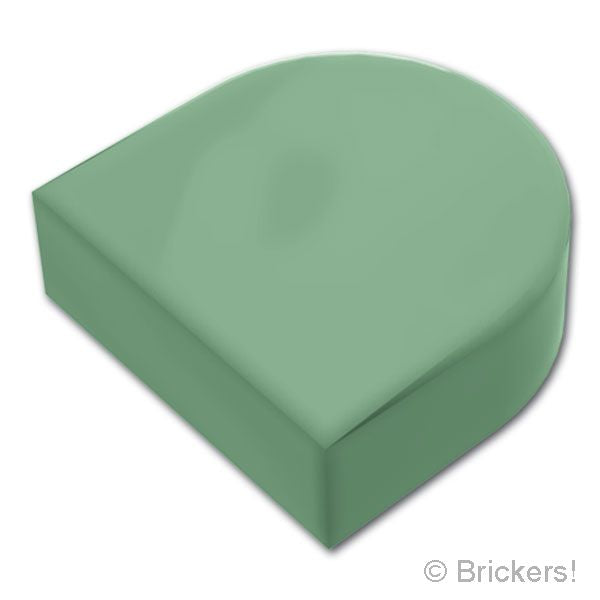LEGO® パーツ 6423386 タイル ラウンド 1 x 1 - 半円：[Sand Green / サンドグリーン] 24246-151 