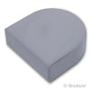 タイル ラウンド 1 x 1 - 半円：[Light Bluish Gray / グレー]
