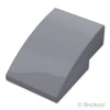 スロープ カーブ 3 x 2：[Dark Bluish Gray / ダークグレー]
