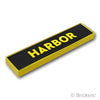 タイル 1 x 4 - HARBORのロゴ：[Yellow / イエロー]