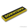 タイル 1 x 4 - DOWNTOWNのロゴ：[Yellow / イエロー]