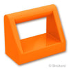 タイル 1 x 2 - バーハンドル：[Orange / オレンジ]