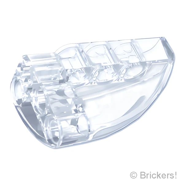 LEGO® パーツ 6426365 テクニック パネル カーブ 5 x 3 x 2 コーナー 左 - フォードGT ヘッドライト：[Tr,Clear / トランスクリアー] 2438pb001-040 