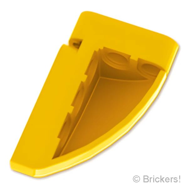 LEGO® パーツ 6422626/6498822 テクニック パネル カーブ 5 x 3 x 2 - コーナー 右：[Yellow / イエロー] 2442-024 