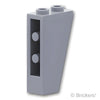 スロープ インバート 75° 2 x 1 x 3：[Light Bluish Gray / グレー]