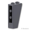 スロープ インバート 75° 2 x 1 x 3：[Dark Bluish Gray / ダークグレー]