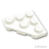 ウェッジ プレート 3 x 3 - コーナー：[White / ホワイト]