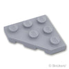 ウェッジ プレート 3 x 3 - コーナー：[Light Bluish Gray / グレー]