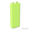 ブロック 1 x 2 x 5：[Yellowish Green / イエローイッシュグリーン]