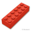 ブロック 2 x 6：[Red / レッド]