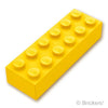 ブロック 2 x 6：[Yellow / イエロー]
