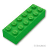 ブロック 2 x 6：[Bt,Green / ブライトグリーン]