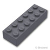 ブロック 2 x 6：[Dark Bluish Gray / ダークグレー]