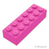 ブロック 2 x 6：[Dark Pink / ダークピンク]