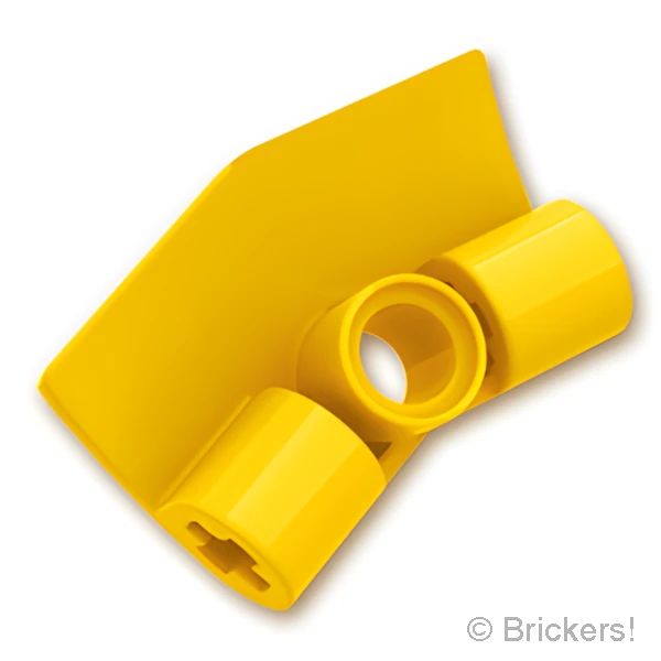 LEGO® パーツ 6431151/6510094 テクニック パネル カーブ #03 - 2 x 3 x 1 アングル 157.5°：[Yellow / イエロー] 2457-024 